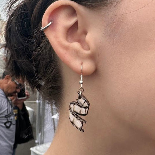 Captured Moments Wooden Earrings - Cate's Concepts, LLC