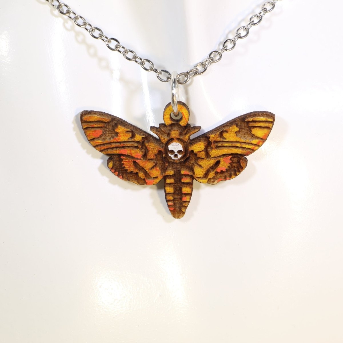 Death Head Hawkmoth Dangle Earrings - Necklace - Cate's Concepts, LLC