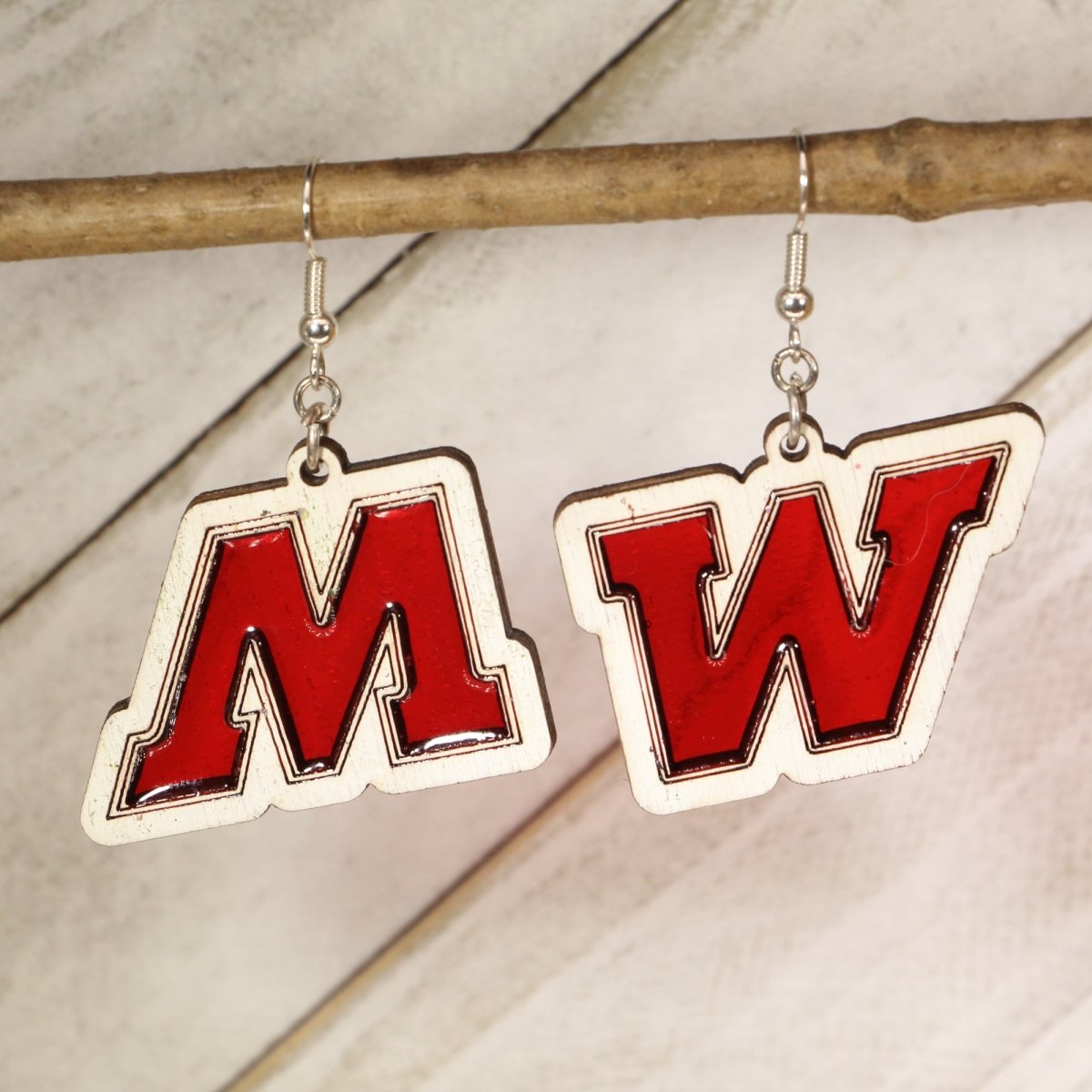 McCullough JH Woodlands Dangle Resin Earrings - Cate's Concepts, LLC