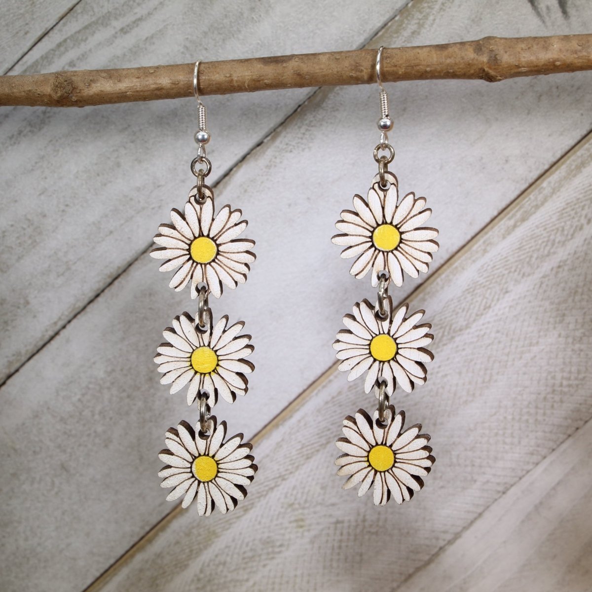 Nature's Daisy Chain Dangle Earrings - Cate's Concepts, LLC