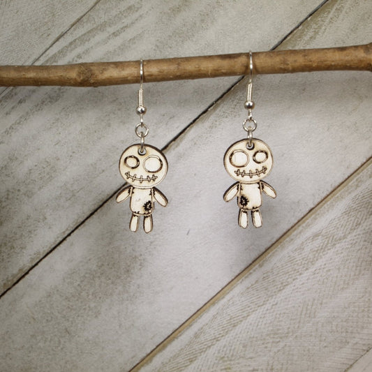 Unique Voodoo Doll Earrings for Mardi Gras Celebration - - Cate's Concepts, LLC