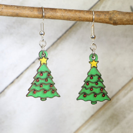 Christmas Trees Dangle Earrings - Dangle - Cate's Concepts, LLC