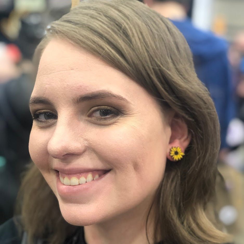 Kansas State Sunflower Dangle Earrings - Dangle - Cate's Concepts, LLC