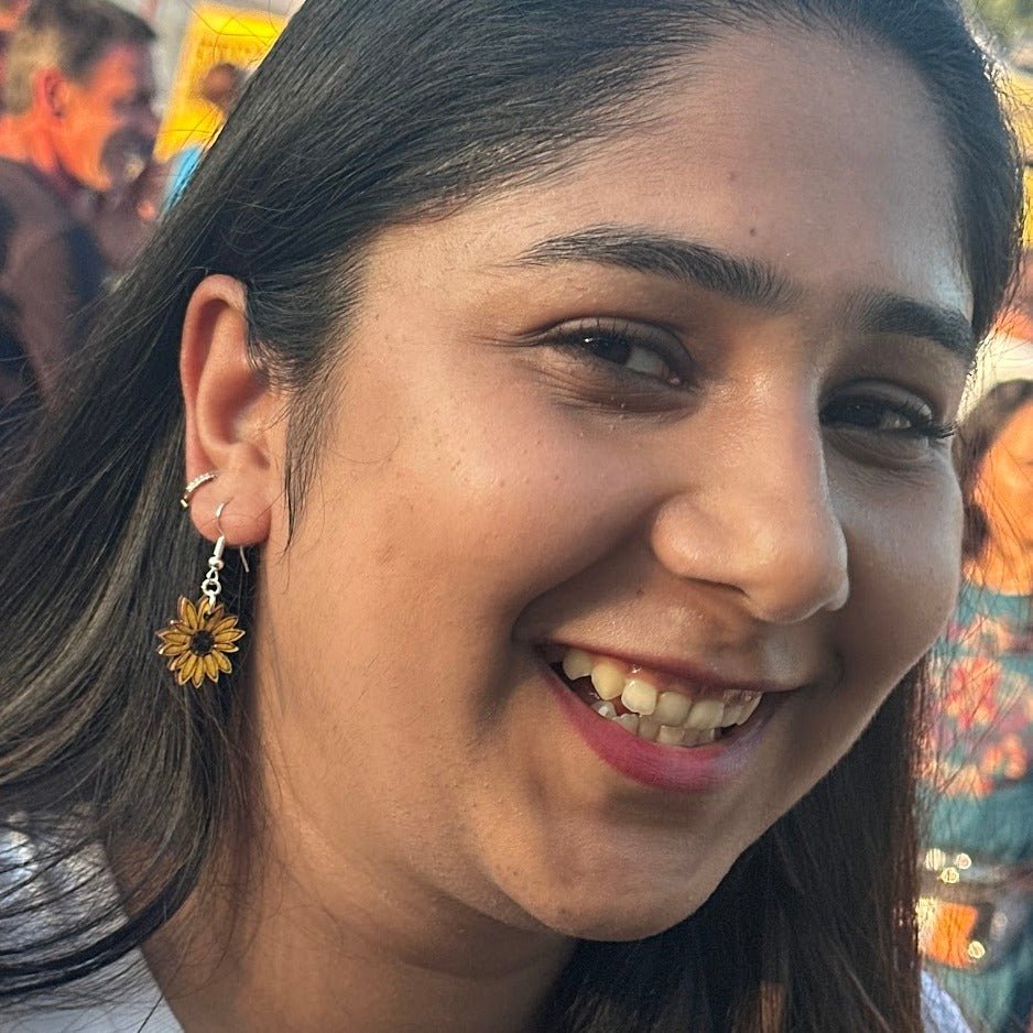 Kansas State Sunflower Dangle Earrings - Dangle - Cate's Concepts, LLC