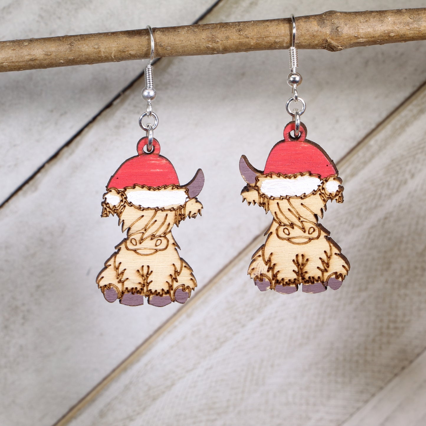 Jolly Highland Cow Earrings