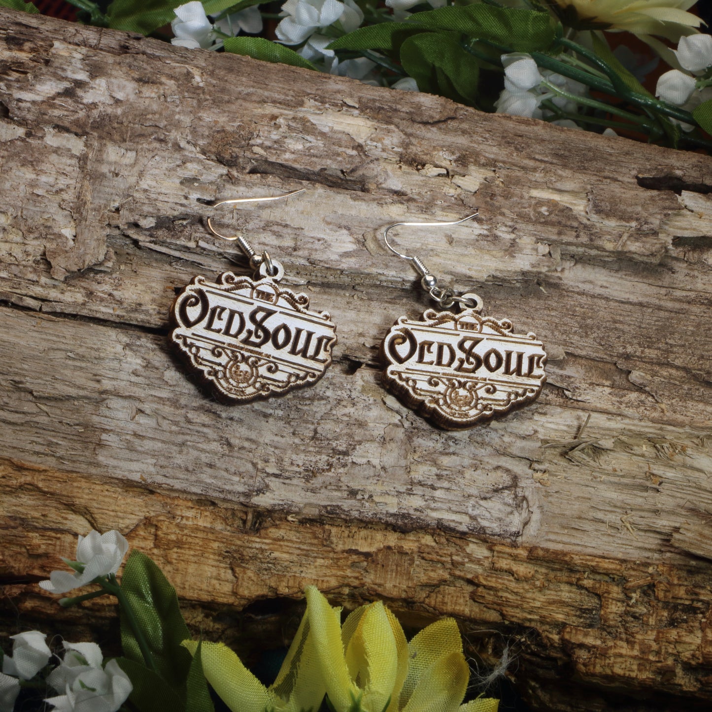 Old Soul Wooden Dangle Earrings | Vintage Apothecary Jewelry