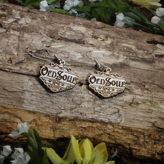 Old Soul Wooden Dangle Earrings | Vintage Apothecary Jewelry