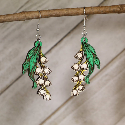Delicate Lilies of the Valley Earrings - Cate's Concepts, LLC