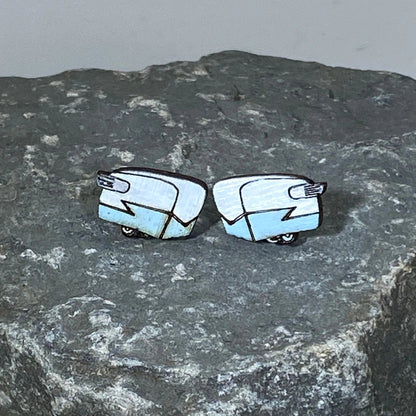 Shasta Camper Wooden Earrings | Retro Travel Trailer Jewelry