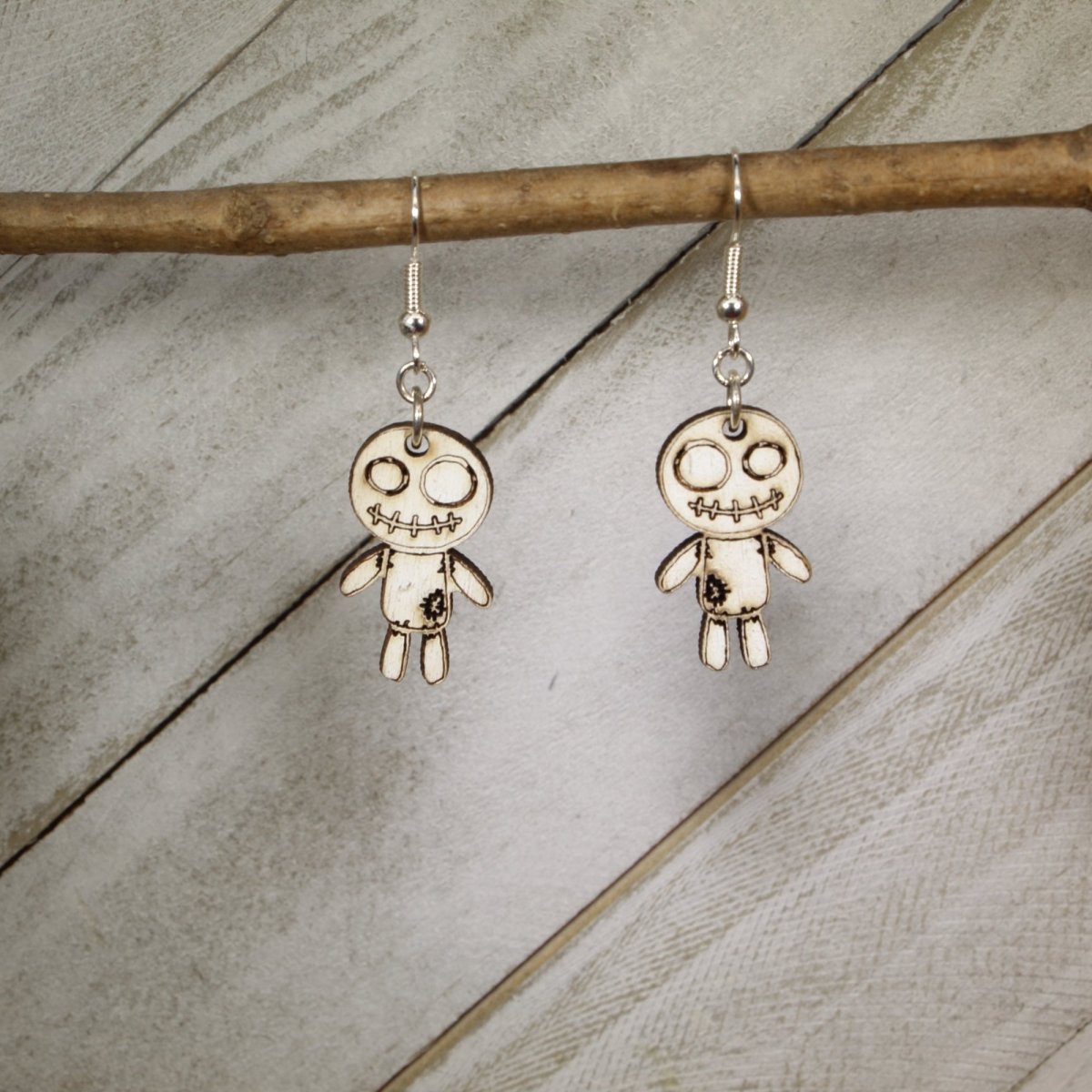 Unique Voodoo Doll Earrings for Mardi Gras Celebration - - Cate's Concepts, LLC