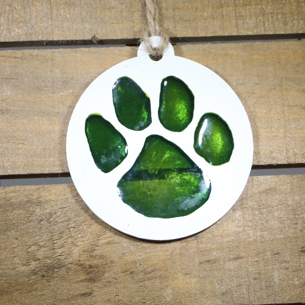 Cub Paw Wooden Ornaments - - Cate's Concepts, LLC