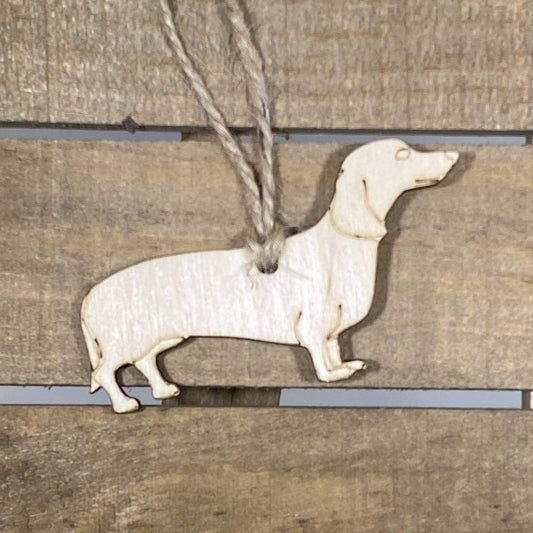 Dachshund "Wiener Dog" Christmas Ornament - - Cate's Concepts, LLC