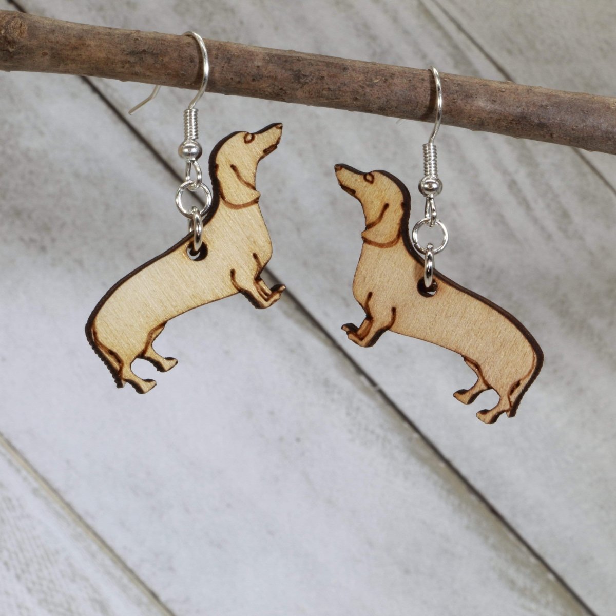 Dachshund "Wiener Dog" Dangle Earrings - - Cate's Concepts, LLC