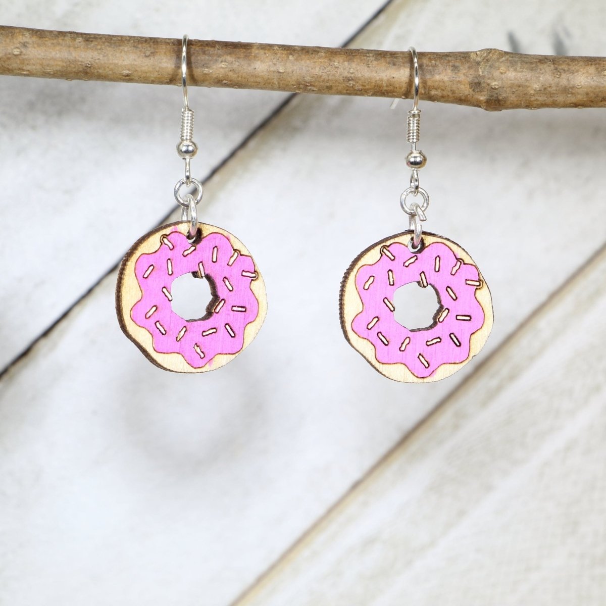 Donuts Dangle Earrings - - Cate's Concepts, LLC